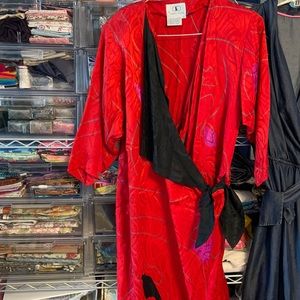 Gorgeous Flora Kung silk dress